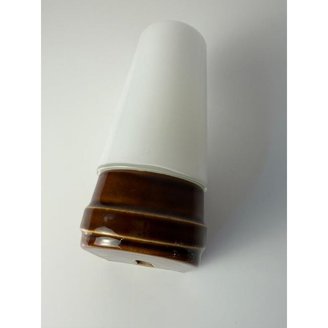 Glass Brown Model 6080 Wall Lamp by Sigvard Bernadotte for Ifö For Sale - Image 7 of 11