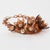 Italian Design Copper Acrylic Bib Necklace Flowers and Pearls For Sale - Image 10 of 13