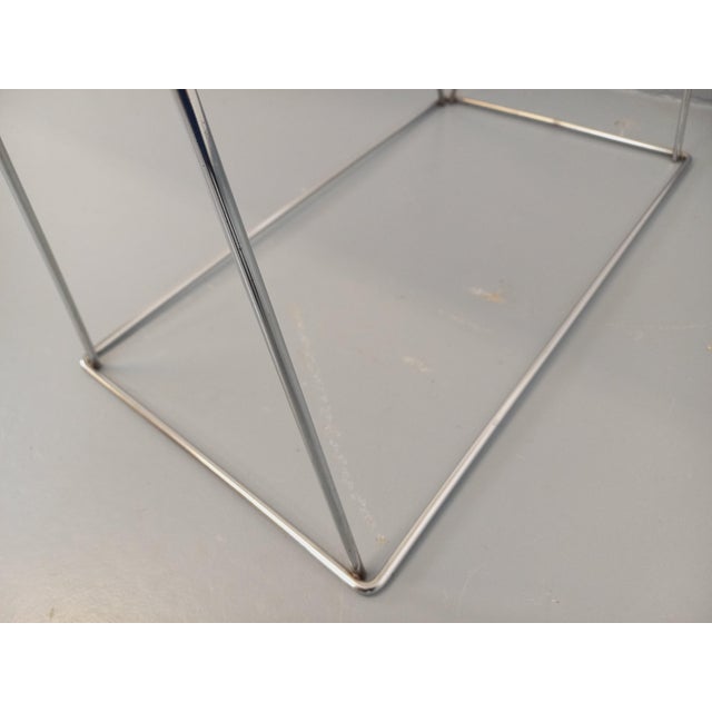 Vintage Desk in Smoked Glass and Chrome Metal, 1970s For Sale - Image 4 of 18