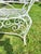 Vintage White Metal Salterini Style Peacock Settee For Sale - Image 11 of 12