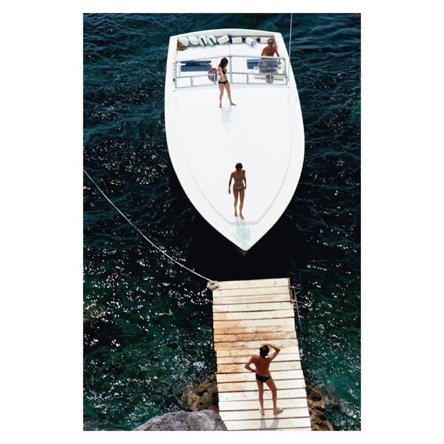 Slim Aarons Speedboat Landing Slim Aarons C Print For Sale - Image 4 of 4
