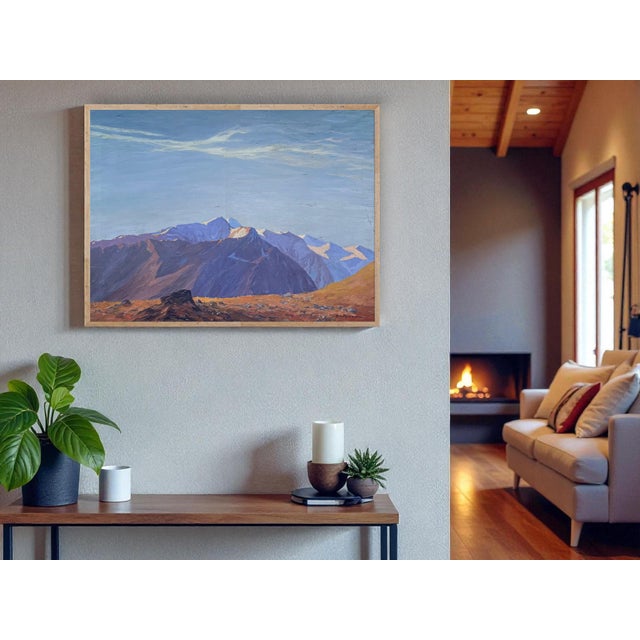 F. Reimann, Großglockner, 1920s, Oil on Canvas, Framed For Sale - Image 6 of 15