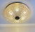 Crystal and brass flush mount or wall light designed by carl fagerlund and manufactured by orrefors in sweden during the...