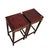2020s Pair of Asian Square Top Accent Tables or Side Tables For Sale - Image 5 of 6