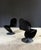 Vintage Midcentury Modern Scandinavian Design System 123 Dining Chairs by Verner Panton for Fritz Hansen. Made in Denmark,...