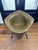 An iconic original Knoll Diamond Chair designed by legendary modernist Harry Bertoia, featuring its original olive green...