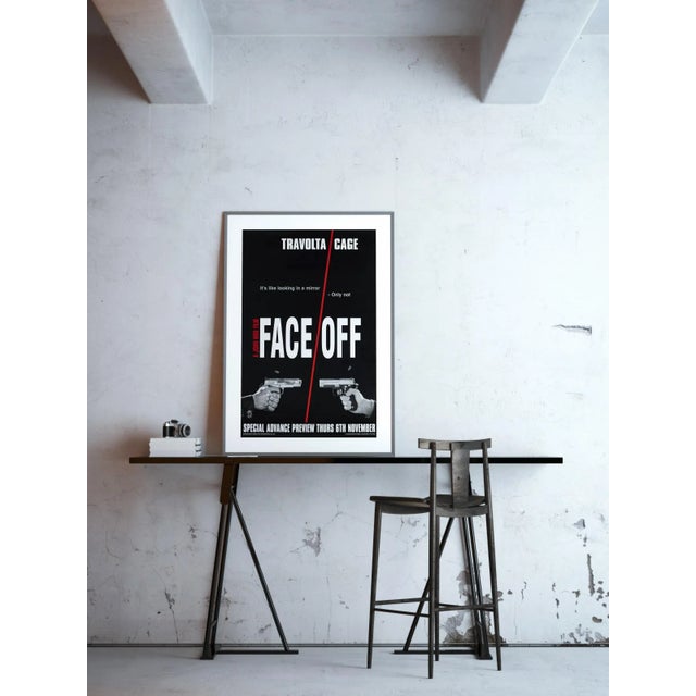 Postmodern Face/Off Original Vintage Movie Poster, British, 1997 For Sale - Image 3 of 4