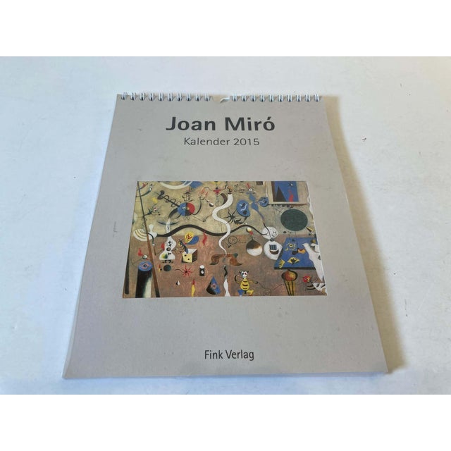 Joan Miró Inspired 2015 Calendar: Modern Paper Art Collectible For Sale - Image 11 of 17