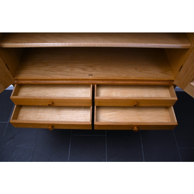 Swedish Oak Cabinet by Carl Malmsten for Carl Löfving & Söner Ab, 1970s For Sale - Image 6 of 12