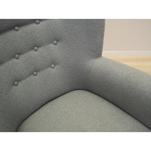 Scandinavian Grey Armchair, Denmark For Sale - Image 10 of 14