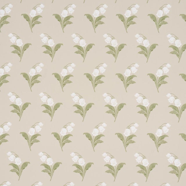 SAMPLE - Schumacher Lily Of The Valley Wallpaper In Spring For Sale