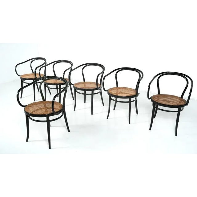 Bentwood Chairs from Thonet, Austria, 1920s, Set of 6 For Sale - Image 12 of 15