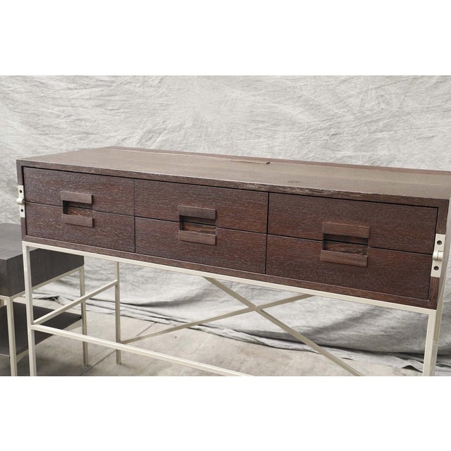 Black Nightstands & Table by Citterio for Maxalto, Set of 5 For Sale - Image 8 of 13