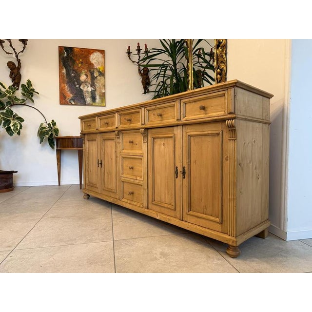 Rustic 8-drawer sideboard/cabinet/pharmacy cabinet. Dimensions: Height x Width x Depth 98 x 198 x 50 cm. Rustic 8-drawer...