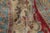 Oversized Antique Persian Kerman Lavar Rug in Red With Floral Medallion For Sale - Image 9 of 10