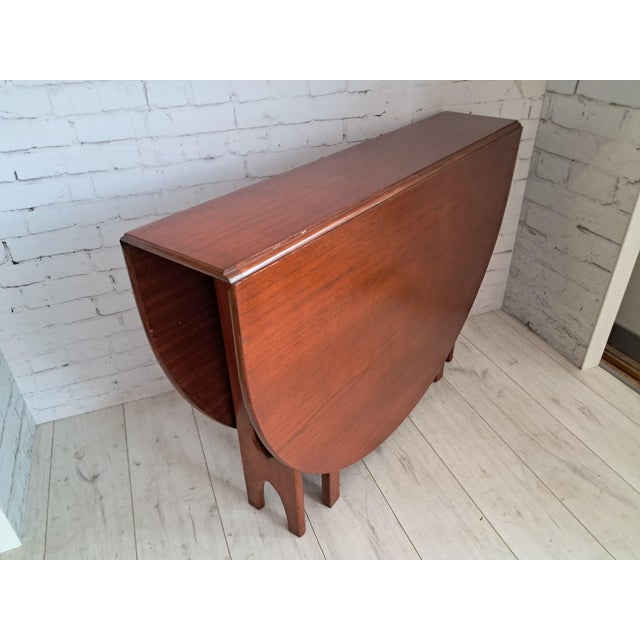 Brown Mid-Century Modern Teak Drop Leaf Dining Table from G-Plan, 1970s For Sale - Image 8 of 18