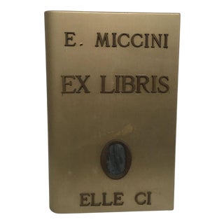 Vintage Italian Aluminun Abstract Sculpture by Eugenio Miccini, 1970 For Sale