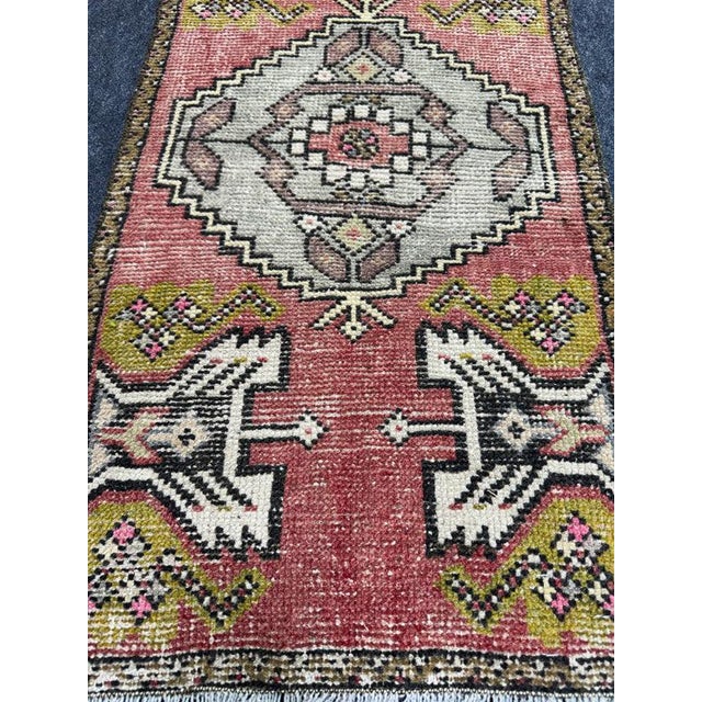 Contemporary Turkish Yastik Rug 1'8" x 3' For Sale - Image 3 of 5