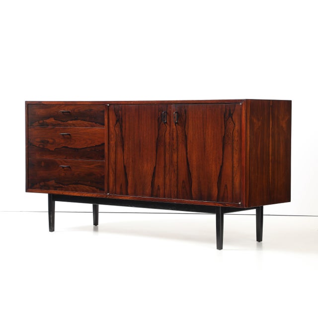 Jack Cartwright for Founders Brazilian Rosewood Credenza For Sale - Image 13 of 16
