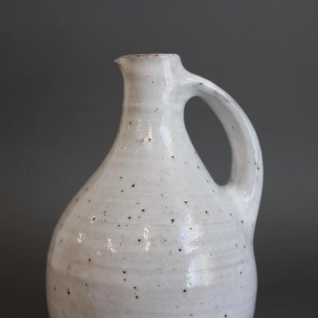 Mid-Century French Ceramic Pitcher by Pierlot, 1960s For Sale - Image 11 of 14