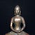 Metal Bronze Seated Shakyamuni Buddha Figure on Lotus Base For Sale - Image 7 of 9