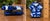 Charming miniature porcelain hinged trinket box designed in the whimsical form of a blue-and-white patterned shirt. The...