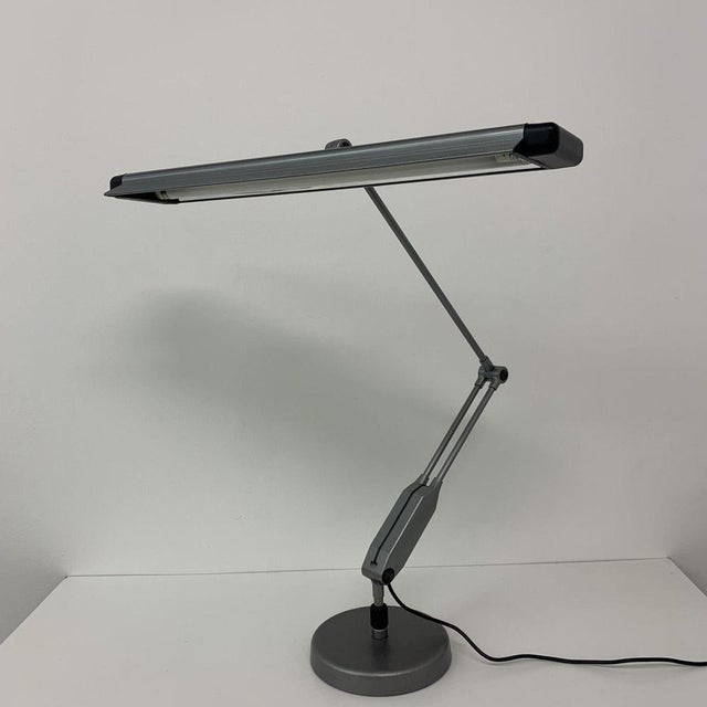 Black Large Post Modern Desk Lamp, 1980s For Sale - Image 8 of 18
