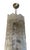 Striking 1960's Italian Murano glass pendant light featuring a cylindrical form composed of elongated textured glass...