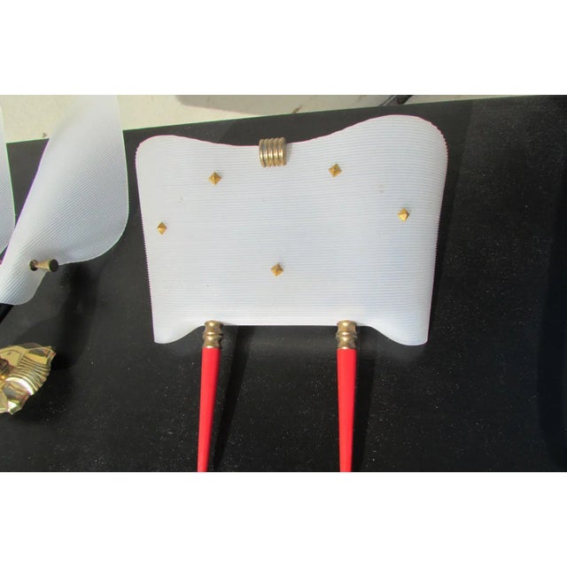 Chandelier and Wall Sconces, 1960s, Set of 3 For Sale - Image 6 of 10