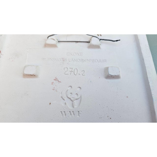 Ceramic Stag Tile by Staffan Johnsson for Jie Gantofta, 1980s For Sale - Image 3 of 6