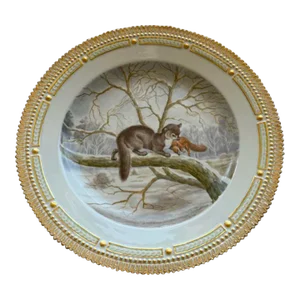 1960s Royal Copenhagen Fauna Danica Dinner Plate