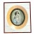 Vintage German Miniature Portrait For Sale