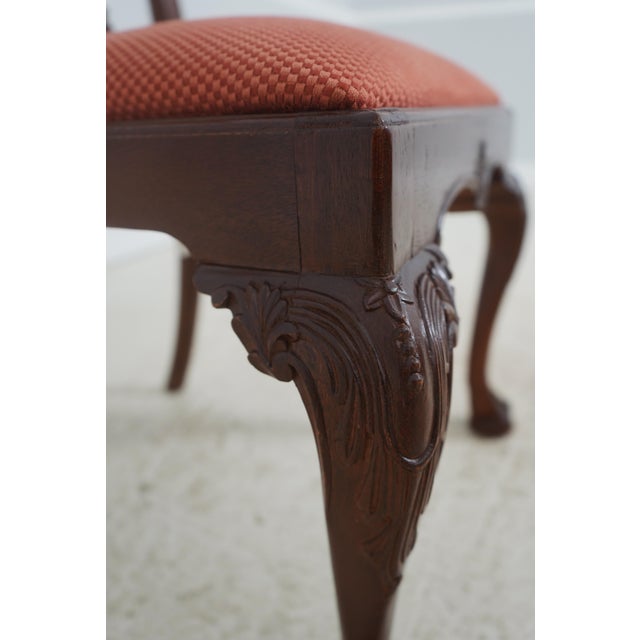 Set of 8 American Drew Chippendale Mahogany Dining Chairs For Sale - Image 13 of 18