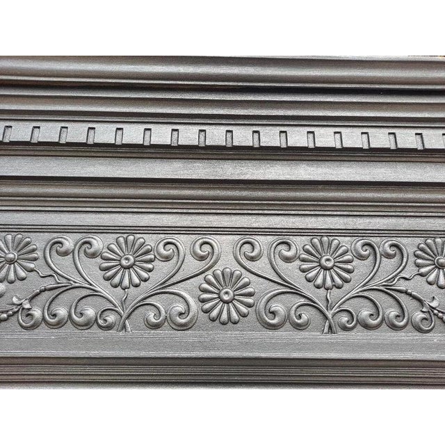 Edwardian Cast Iron Combination Fireplace Surround For Sale - Image 9 of 18