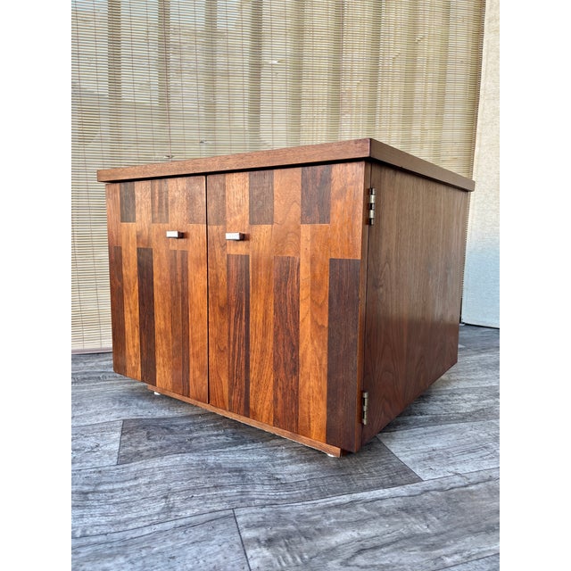 Mid-Century Modern Brutalist-Inspired Side Table by Lane Furniture. Early 1970s For Sale - Image 12 of 18