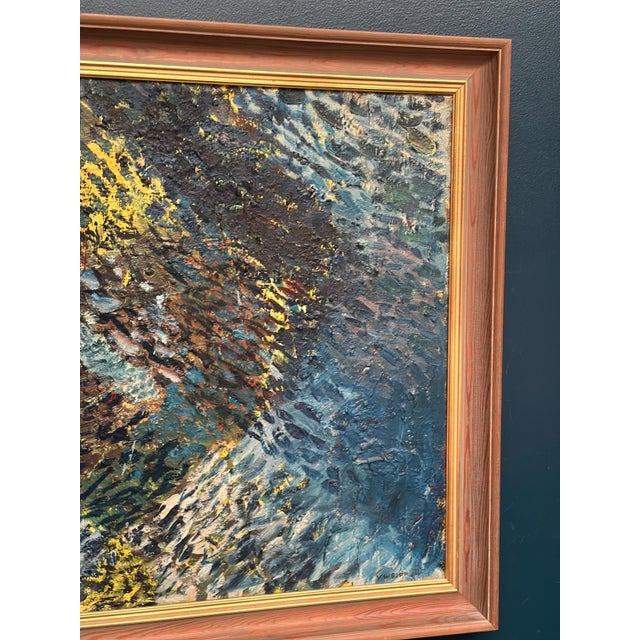 1960s Valter Gibson, Composition, 1961, Oil on Canvas, Framed For Sale - Image 5 of 18