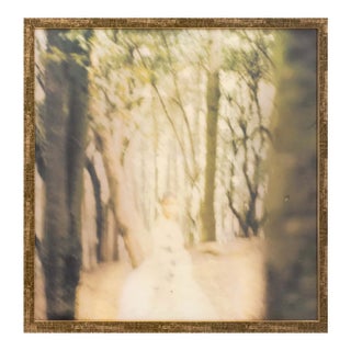 Lola Schnabel (American, 1981) - Woman in the Forest Iris Print and Paint, Beautifully Framed, 2016 For Sale