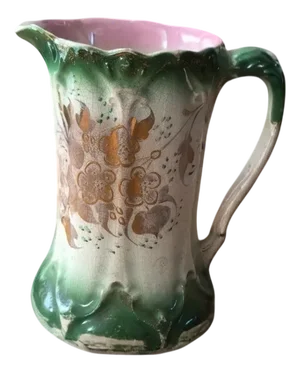 Vintage Ceramic Pitcher, 1920s