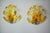 Orange Leaf Wall Lights in in Orange Frosted Glass from Murano Mazzega, 1970, Set of 2 For Sale - Image 8 of 8