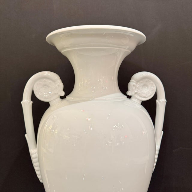 KPM Porcelain Neoclassical Amphora Vase Germany circa 1960 For Sale In New York - Image 6 of 7