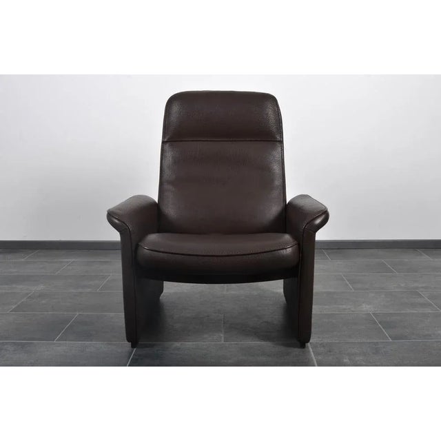 Brown DS-50 Cigar Brown Neck Leather Chair from de Sede For Sale - Image 8 of 10