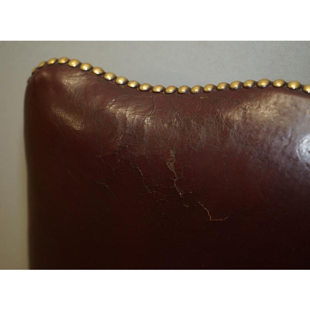 Leather Spencer House Desk Chair For Sale - Image 9 of 17