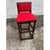 Pair of Vintage Jacobean Style Hardwood Upholstered Bar Stools. For Sale In Washington DC - Image 6 of 10
