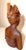 Brown 1930s Carved Balinese Indonesian Bali Woman Lady Bust Wood Carving Sculpture For Sale - Image 8 of 13