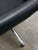 Vintage Italian Black Leatherette and Chrome Swivel Chair, 1970s For Sale - Image 13 of 18