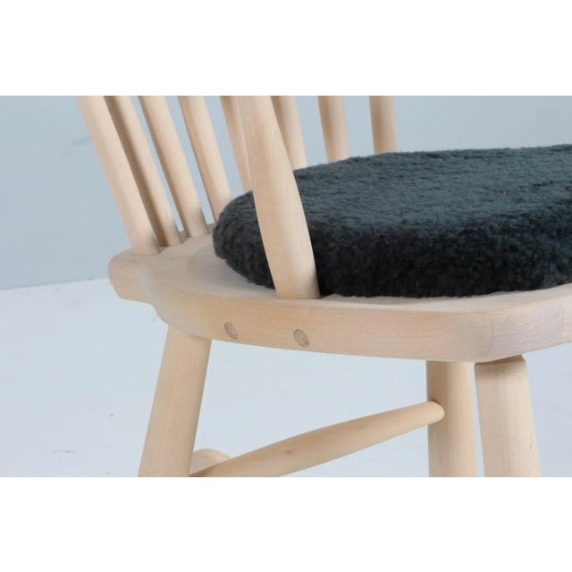Carl Malmsten Vintage Model Lille Åland Rocking Chair in Birch by Carl Malmsten, 2010s For Sale - Image 4 of 7