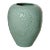 Asian Celadon Green Embossed Porcelain Vase, Grapes & Grapevine For Sale