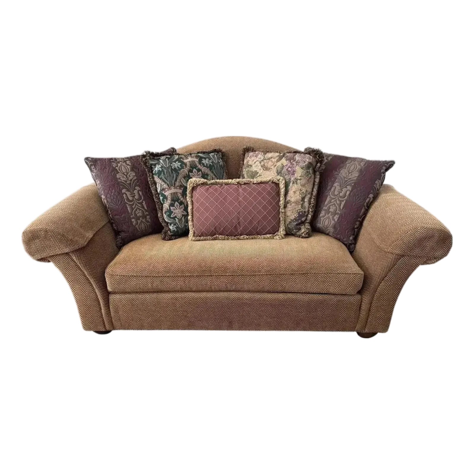 1990s Henredon Sofa Upholstery Collection | Chairish