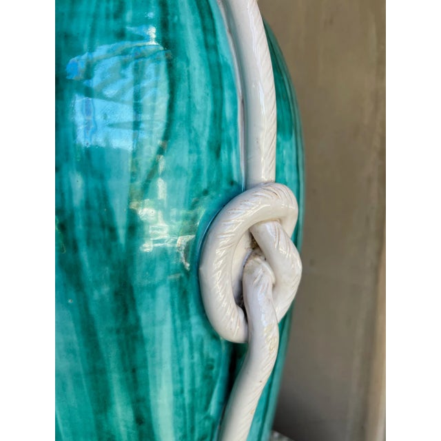 Italian Large Italian Ceramic Vase For Sale - Image 3 of 14