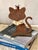 Rustic Handcrafted Rust Rabbit, Cat and Dachshund, Italy, 1990s, Set of 3 For Sale - Image 3 of 13